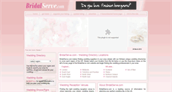 Desktop Screenshot of bridalserve.com